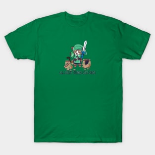 Cute bengal cat adventurer All shiny things are mine T-Shirt